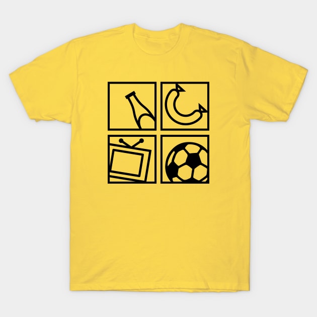 Football Essentials T-Shirt by schlag.art